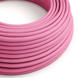 pink fuchsia ruzovy kabel leskly rm08 textilni -