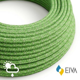 venkovni textilni sx08 kabel zeleny green bronte