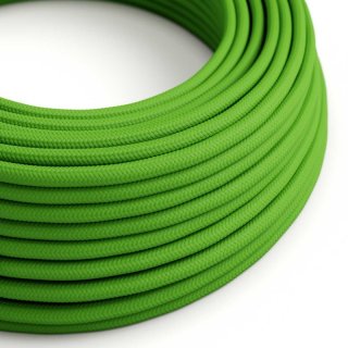 rm18 green kabel textilni - lime leskly zeleny