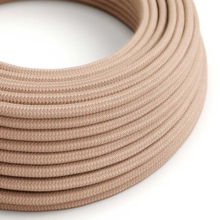 antique zigzag and vzorem se rd71 opleteny pink kabel beige