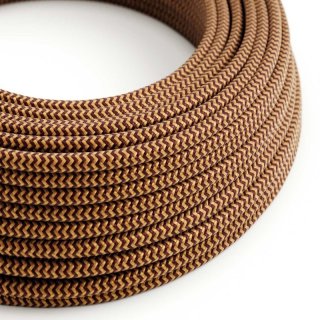 kabel and gold se vzorem opleteny zigzag bordeaux rz23