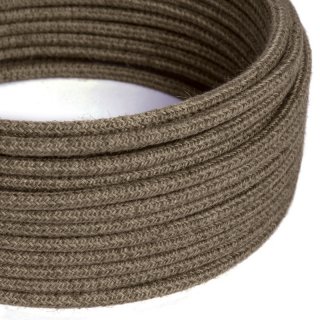 jutovy rn26 opleteny brown bark kabel hnedy