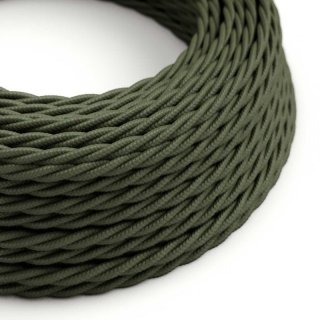 kabel - krouceny tc63 sage matny zeleny green