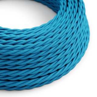 tm11 cyan leskly - krouceny tyrkysovy kabel blue