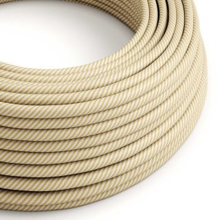 hazelnut kabel erm53 cream textilni se and vzorem vertigo