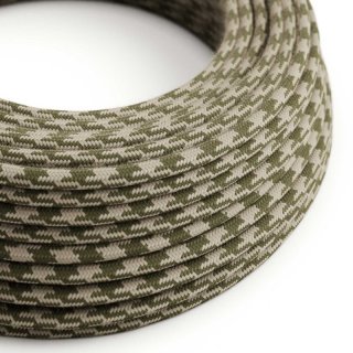 rp30 pleteny seda zelena dvoubarevny holubice tymianove kabel - bavlneny