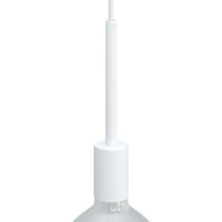 e27 15cm objimka metal elegant kovova clamp matná bílá