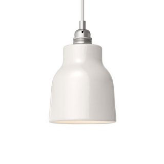 materia keramicke 13cm na xs vaso lustr stinitko lesklá bílá