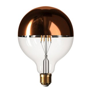 cri80 2700 e27 kelviny g125 vrchlikem barevna dome stmivatelna teplota se 7w k copper zarovka zrcadlovym