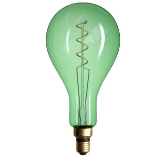 curved teplota velka xxl smaragdova pear 5w kelviny zarovka k 2200 barevna stmivatelna vintage a165 e27