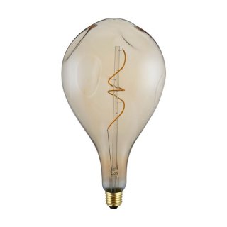 zarovka designova a165 bumped e27 stmivatelna cri80 gold 5w -