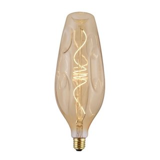 5w gold designova e27 - bumped stmivatelna zarovka bottle cri80