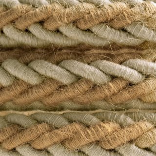 kabel lanovy bezova 2xl s spletany - lneny jutou twisted