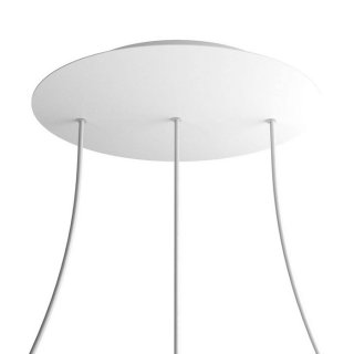 tremi v 400mm baldachyn - rade se otvory kovovy stropni rose-one xxl matná bílá