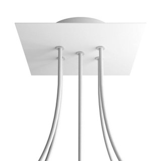 stropni otvory 200x200mm peti kovova rose-one lustr s - krytka na matná bílá