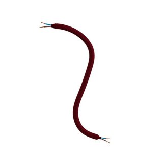 husi lesklym creative flex opletem vodicem flexibilni s vinovym rm19 krk burgundy a