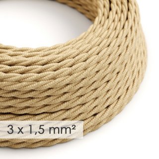 3x1 krouceny jutovy kabel