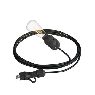 eiva e27 zasuvky objimka venkovni snake ip65 do černá