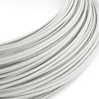 bily 2x0 kabel textilni