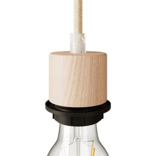e27 zavitem stinidlo objimka pro cylinder wood drevena se