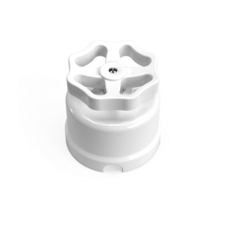 vypinac na p-knob omitku porcelanovy bily otocny bílá
