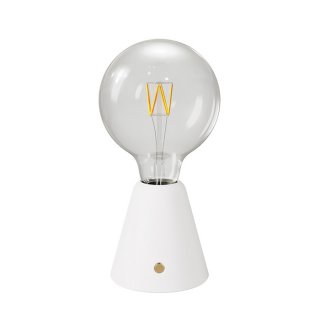 portable and rechargeable cabless01 led lamp with g125 globe light bulb 01