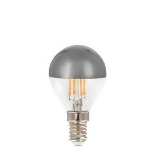 teplota se zarovka p45 e14 zrcadlovym kelviny cri80 vrchlikem silver cupola barevna 59w stmivatelna k 2700