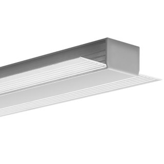 sade led difuzorem s diy profil v kozus klus stříbrná neanodizovaná
