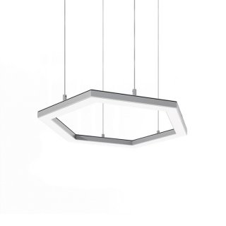 led hexa-h-1 zavesne svitidlo klus stříbrná anodizovaná