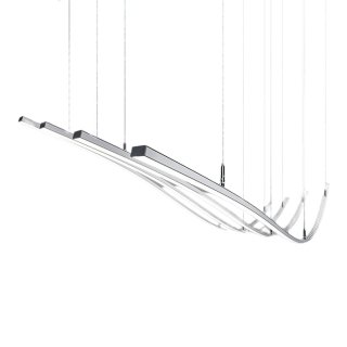 klus zavesne plana-1 led svitidlo stříbrná anodizovaná