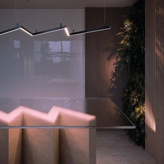 Projektová vizualizace LED svítidel KLUŚ
