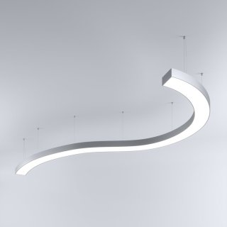 svitidlo mifor mi-snake-01 stříbrná anodizovaná