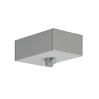 stropni kabelova klus box-m70 krytka stříbrná anodizovaná