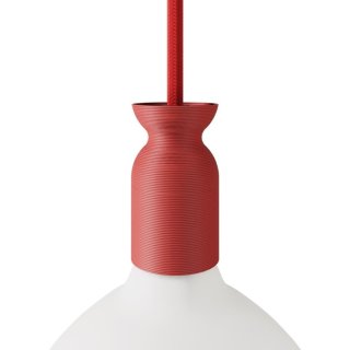 3d-refil na plastova zarovku e27 objimka terakota