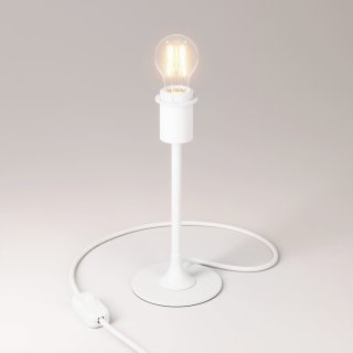 podstavcem kulatym stinidla lampa stolni mag-y s e27 bez matná bílá