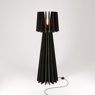 e27 ze zvuko-absorbujiciho lampa shhine materialu černá meláž