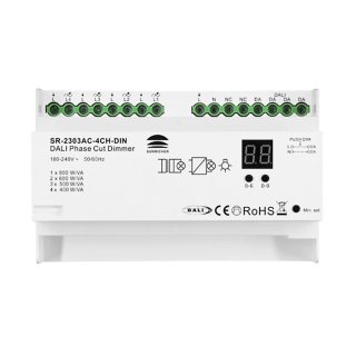 din listu 4x18a dali2 lux max na 230v miners stmivac 2303ac4ch