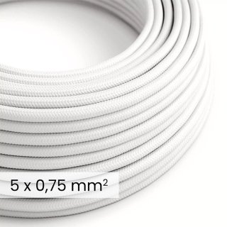 kabel mm bily dali 5x075 rm04 textilni