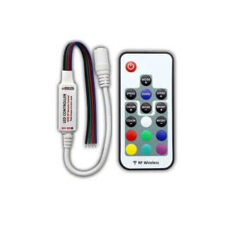 ovladac sada dalkovy rgb prijimac rf 17b