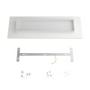 roseone ocelovy 675 stropni dibond otvory zakladny s barva barva 225mm cerna kovovy xxl peti satenovy baldachyn x