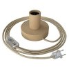 Dřevěná stolní lampa E27 Posaluce Wood S