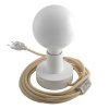 Dřevěná stolní lampa E27 Posaluce Wood S
