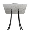 roseone stropni se cerna lustr svetle barva ctyrmi zelena zakladny 200x200mm barva krytka otvory kovova na