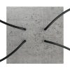 cerna na ctyrmi svetle krytka se barva otvory lustr 200x200mm roseone barva stropni zakladny zelena kovova