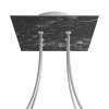 svetle lustr 200x200mm roseone ctyrmi cerna se barva zelena stropni otvory zakladny barva kovova krytka na