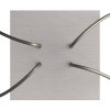 lustr na 200x200mm se krytka ctyrmi roseone barva zakladny kovova otvory barva svetle stropni cerna zelena
