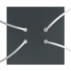 se lustr ctyrmi zakladny na 200x200mm krytka roseone kovova zelena svetle stropni barva cerna otvory barva