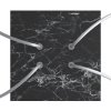 200x200mm stropni roseone na svetle barva krytka cerna barva zakladny ctyrmi se lustr otvory kovova zelena