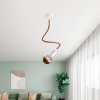 kabelem husi hedvabnym barva medeny a kovovy creative krk s delka opletem flex koncovkami kovovymi 90 cerna 2x075 rm74 cm