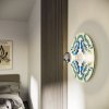 wall or ceiling lamp with majolica lampshade ip44 waterproof 3